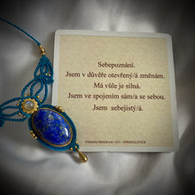 Načíst obrázek do prohlížeče Galerie, Náhrdelník Lapis Lazuli-  “sebepoznání”
